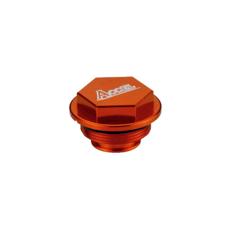 AC-RBC-04 ACCEL Brake Reservoir Cover Orange KTM EXC-SX-SMR