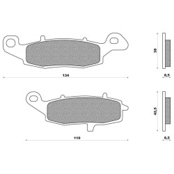 705HF  SBS Front Brake Pads Kawasaki Versys-650