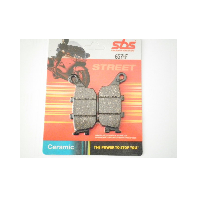 657HF  SBS Rear Brake Pads Yamaha YZF-R6 R1 Fazer