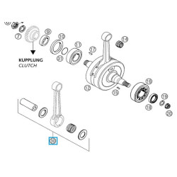 54830015144  Connecting Rod Repair Kit KTM EXC-250/300 .03-'14 SX-250 '03-'14