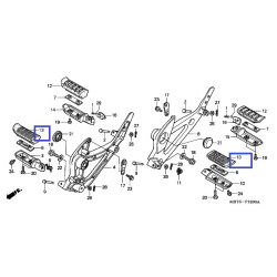 50661MV9000  Λάστιχο Μαρσπιέ Οδηγού Honda XL-1000V Varadero-CBF1000